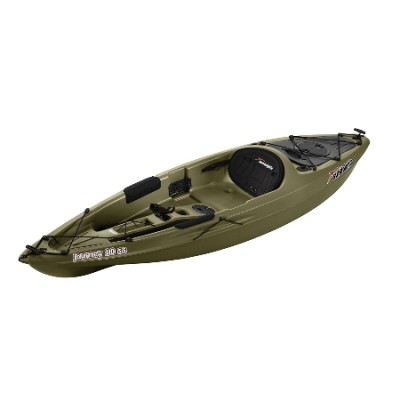 Thuyền kayak đơn composite nguyên khối màu xanh rêu dài 266 cm