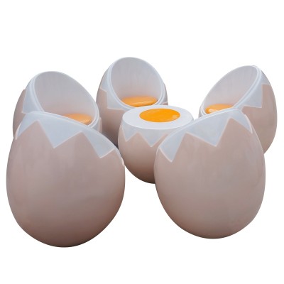 Nhận gia công bàn ghế composite hình quả trứng giá tốt số #1