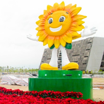 Mascot hoa hướng dương - biểu tượng Thành phố Thủ Đức