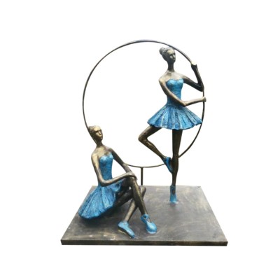 Tượng điêu khắc vũ công bale bằng nhựa phong cách châu âu cao 1650/900mm