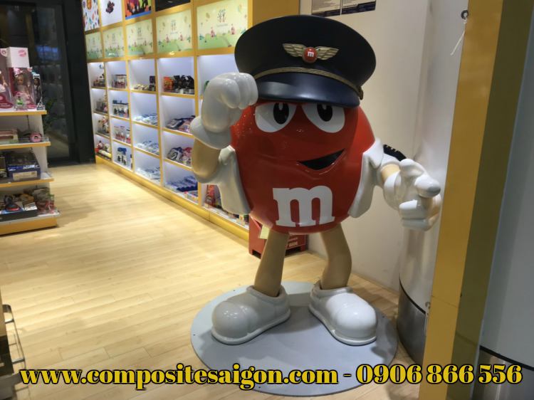 MÔ HÌNH NHÂN VẬT KẸO MMs TỪ NHỰA COMPOSITE