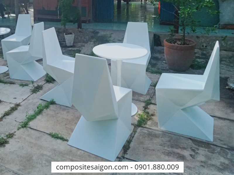 bàn ghế ngoài trời composite cao cấp