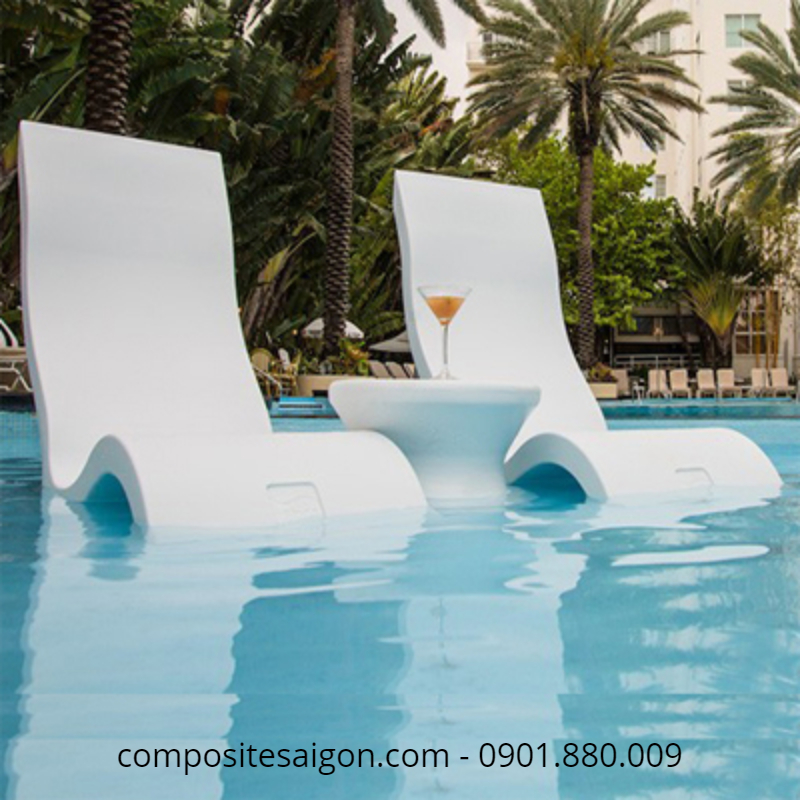 ghế tắm nắng composite giá rẻ